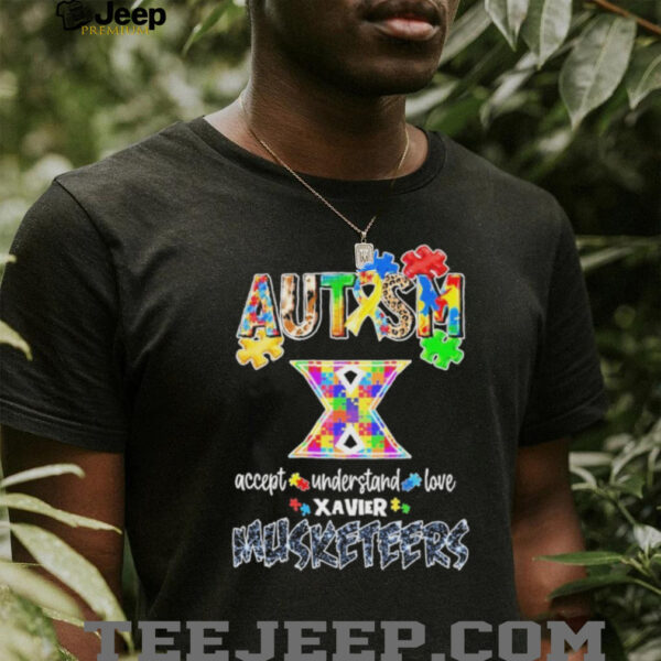 Xavier Musketeers Autism Accept Understand Love T shirts