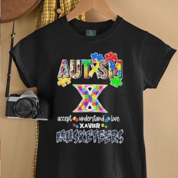 Xavier Musketeers Autism Accept Understand Love T shirts