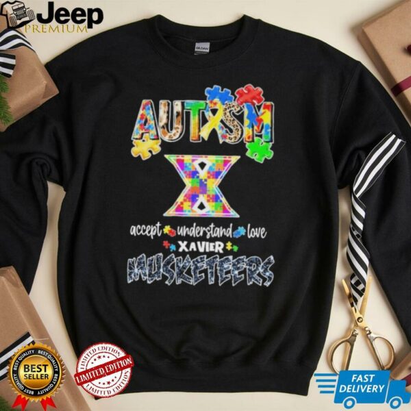 Xavier Musketeers Autism Accept Understand Love T shirts