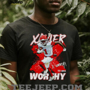 Xavier Worthy Kansas City cross shirt