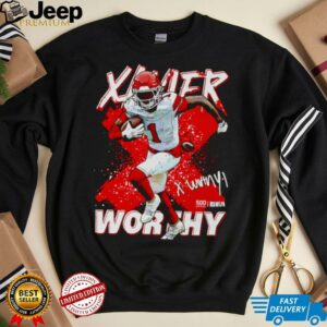 Xavier Worthy Kansas City cross shirt3