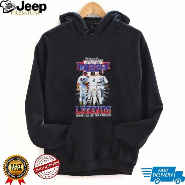 Yankees 122 years 1903 2024 Legends thank you for the memories shirt