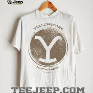 Yellowstone Dutton Ranch Cowboy Montana Logo Silhouette Shirt