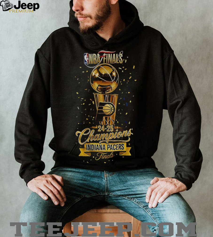 Yes ‘Cers Indiana Pacers Winner NBA Finals 24-25 Champions Trophy Shirt back