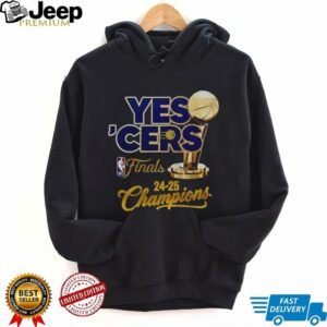 Yes ‘Cers Indiana Pacers NBA Finals 24 25 Champions Trophy logo shirt