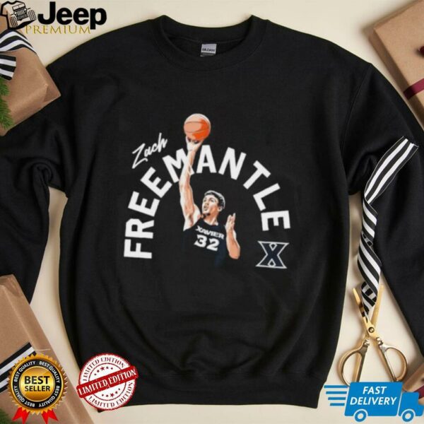 Zach Freemantle Xavier basketball player shirt