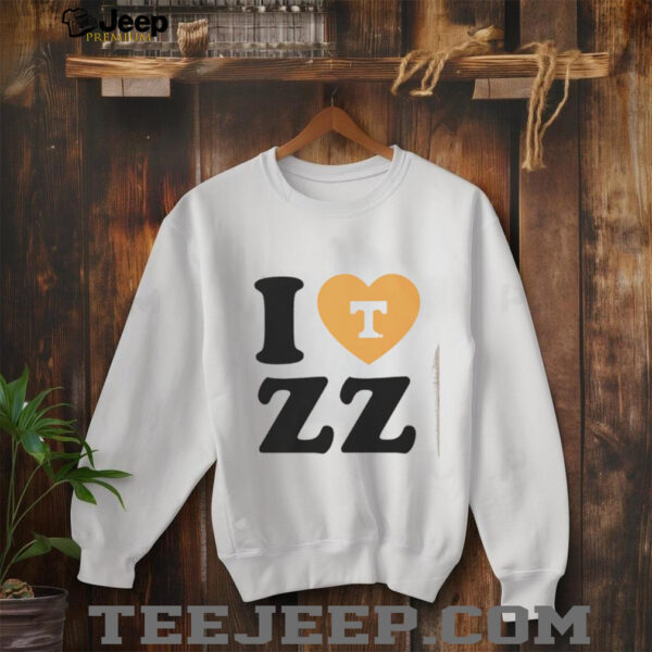 Zakai Zeigler Tennessee I heart ZZ shirt