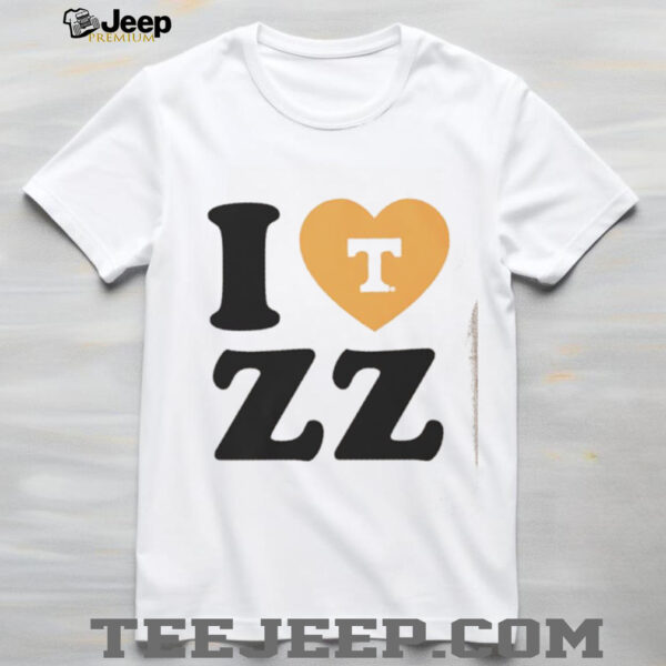 Zakai Zeigler Tennessee I heart ZZ shirt