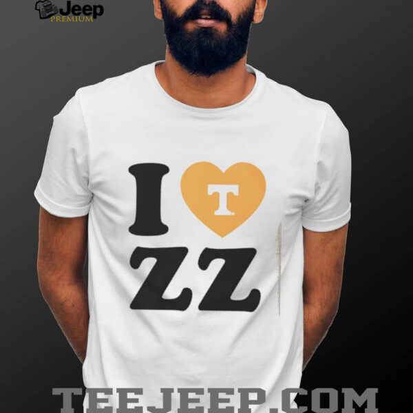 Zakai Zeigler Tennessee I heart ZZ shirt