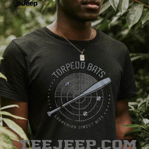 Torpedo bats launching direct hits baseball shirt