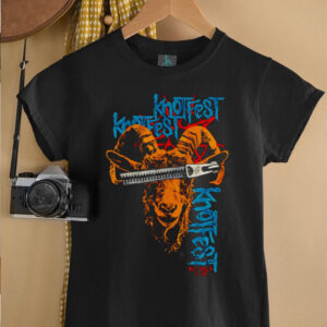 Zipper Face Goat Faded shirt1
