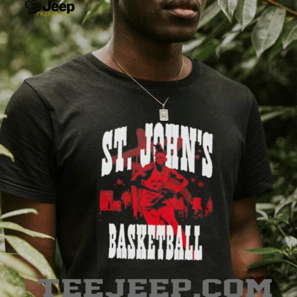 Zuby Ejiofor St Johns basketball comic shirt