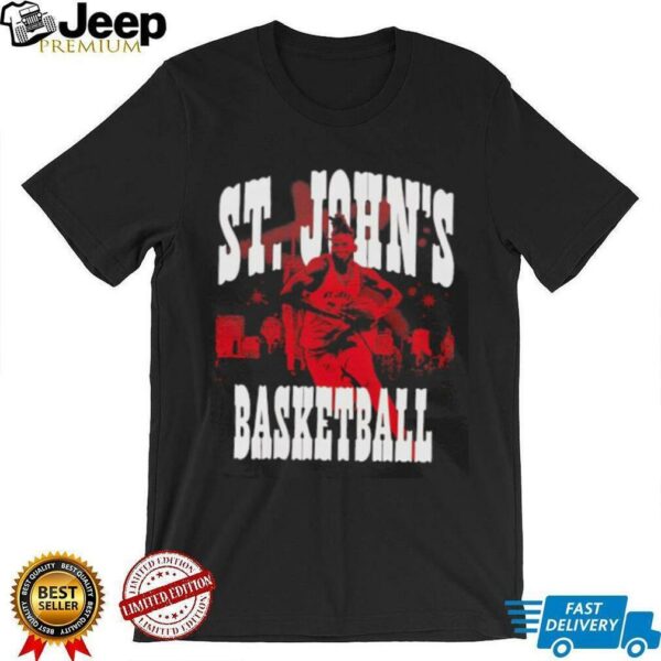 Zuby Ejiofor St Johns basketball comic shirt