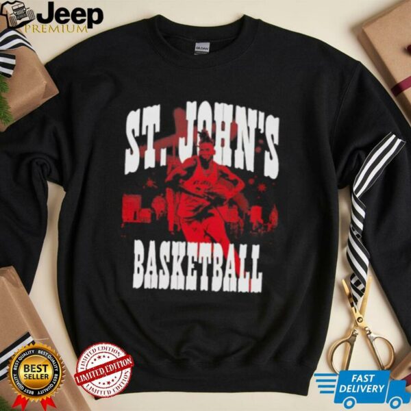 Zuby Ejiofor St Johns basketball comic shirt