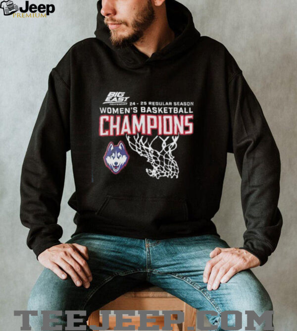 UConn Huskies Basketball Big East Regular Season Champions 2025 shirt