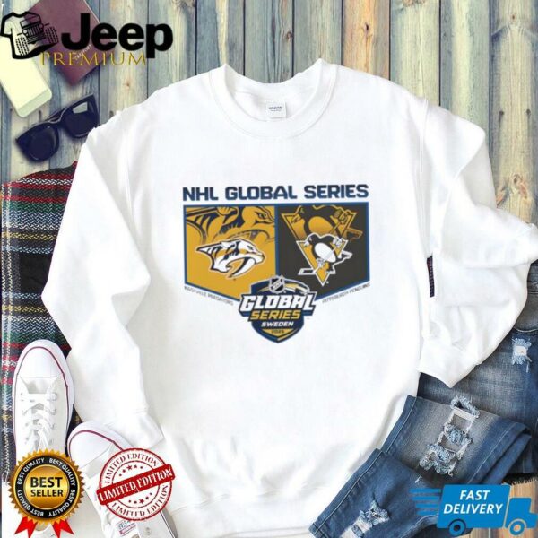 Pittsburgh Penguins vs. Nashville Predators Fanaticity 2025 Global Series shirt