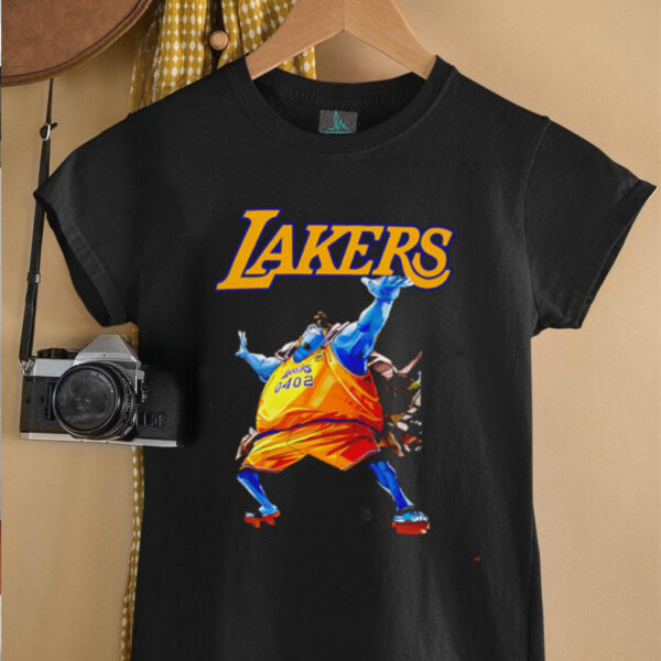 One Piece Jinbe Los Angeles Lakers NBA shirt