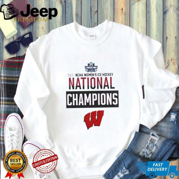Wisconsin Badgers 2025 Women’s Hockey Tournament Champions shirt