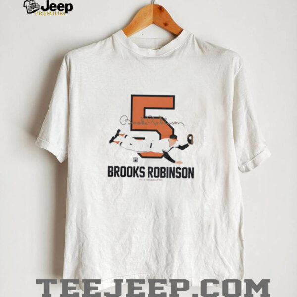 Baseball Hall of Fame Members Brooks Robinson Silhouette shirt