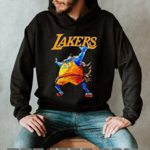 quKxrwbx One Piece Jinbe Los Angeles Lakers NBA shirt2