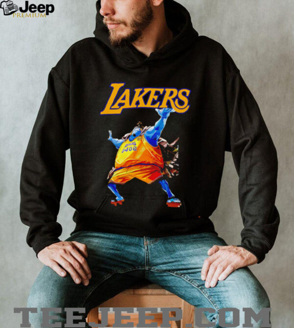 One Piece Jinbe Los Angeles Lakers NBA shirt