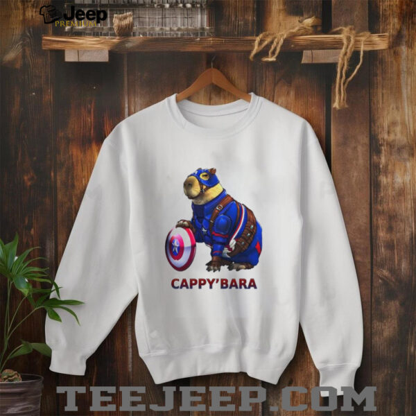 Capybara Captainbara Funny Cappy’bara shirt