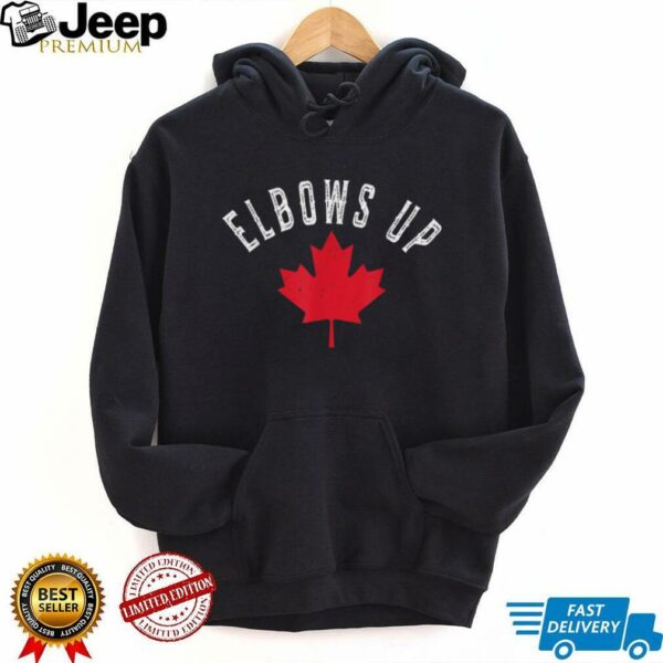 Elbows Up Canada True North Strong and Free Proud Canadian T Shirt