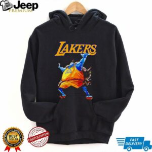 One Piece Jinbe Los Angeles Lakers NBA shirt