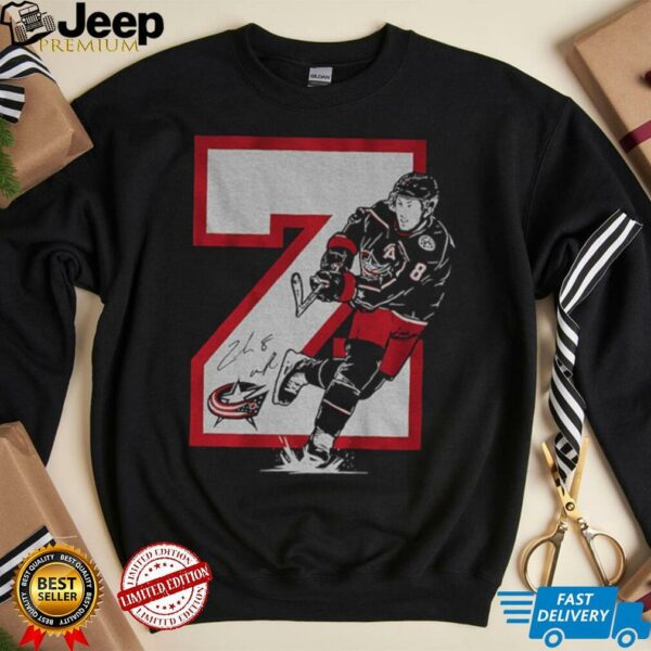Zach Werenski Z Columbus Blue Jackets Hockey signature shirt