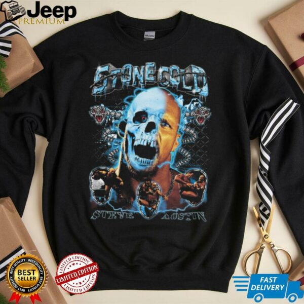 Stone Cold Steve Austin Heavyweight Black T Shirt