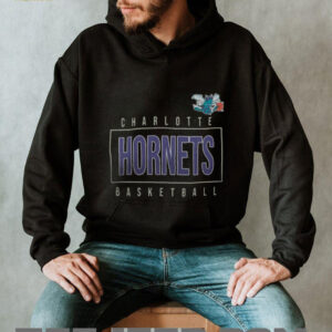 Charlotte Hornets Mitchell & Ness Hardwood Classics Logo Shirt