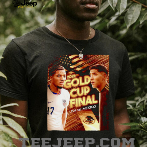 2025 Gold Cup Final USA vs Mexico shirt