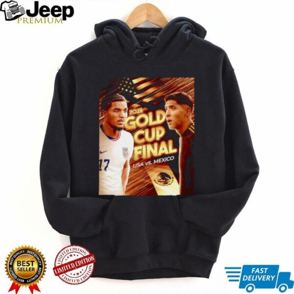 2025 Gold Cup Final USA vs Mexico shirt