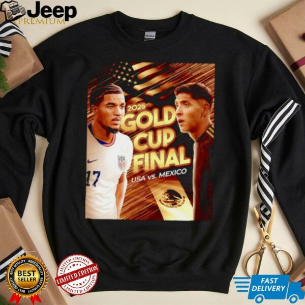 2025 Gold Cup Final USA vs Mexico shirt