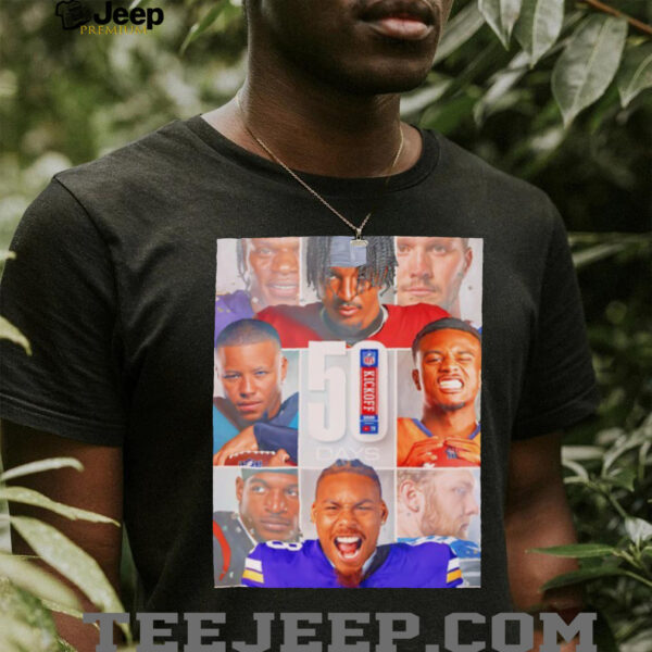 2025 NFL 50 Days Kickoff shirt