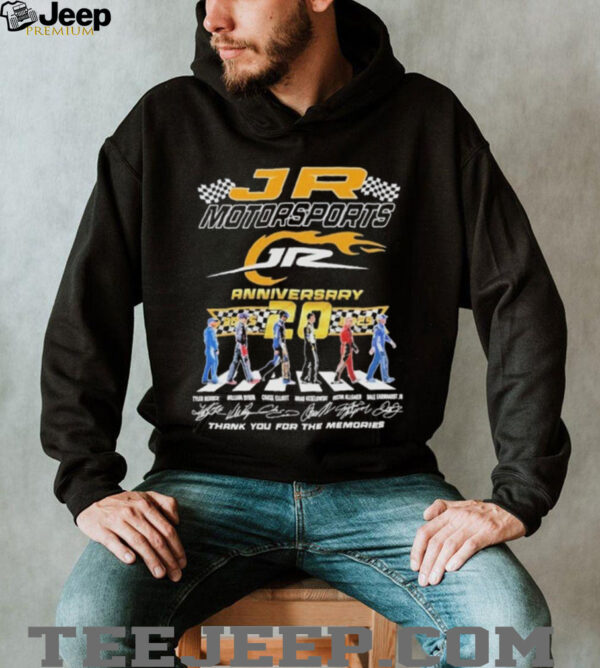 20Th Anniversary 2005 2025 Jr Motorsports Abbey Road Signatures T shirt