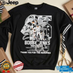 45 Bobby Jenks 1981 2025 Chicago White Sox thank you for the memories shirt