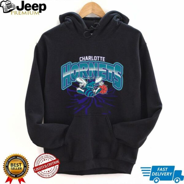 Men’s White Charlotte Hornets Earthquake Shirt