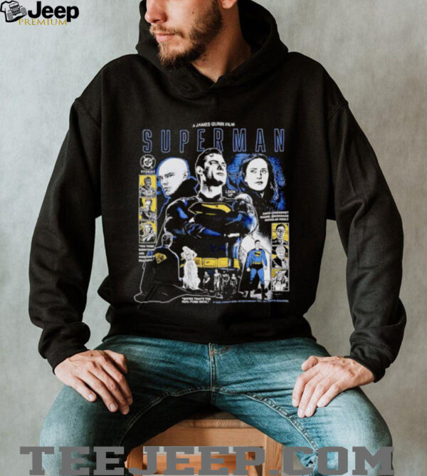A James Gunn Film Superman 2025 graphic retro shirt