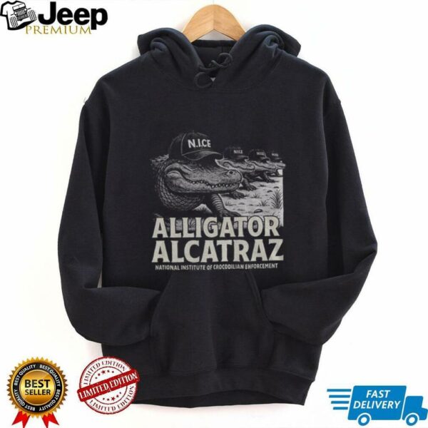 Alcatraz Gator Enforcement national institute of crocodilian enforcement shirt