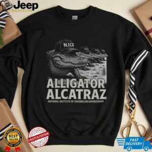 Alcatraz Gator Enforcement national institute of crocodilian enforcement shirt