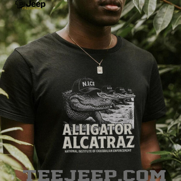 Alcatraz Gator Enforcement national institute of crocodilian enforcement shirt