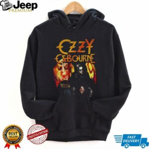 Alice Cooper Wearing Ozzy Osbourne Patient No 9 Wings T...
