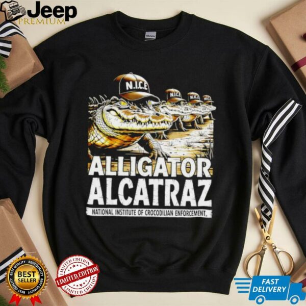 Alligator Alcatraz Everglades Florida National Institute of Crocodilian Enforcement shirt
