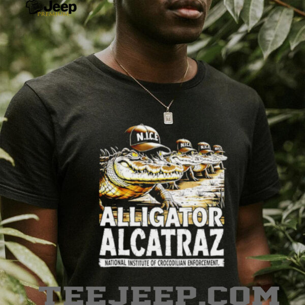 Alligator Alcatraz Everglades Florida National Institute of Crocodilian Enforcement shirt