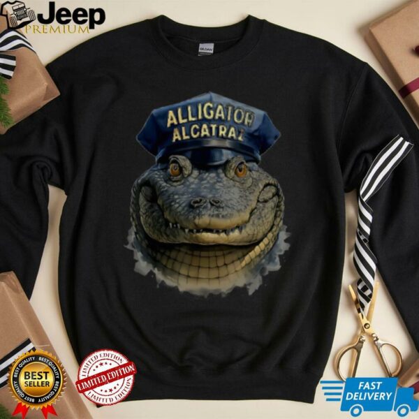 Alligator Alcatraz Everglades Florida police hat shirt