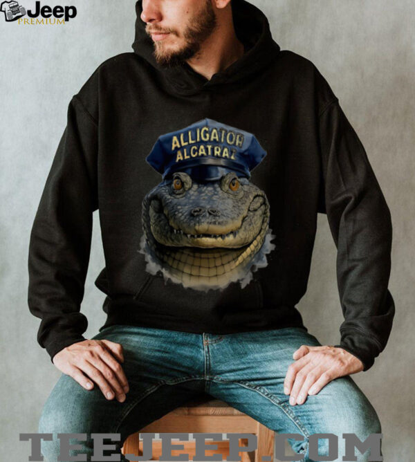Alligator Alcatraz Everglades Florida police hat shirt