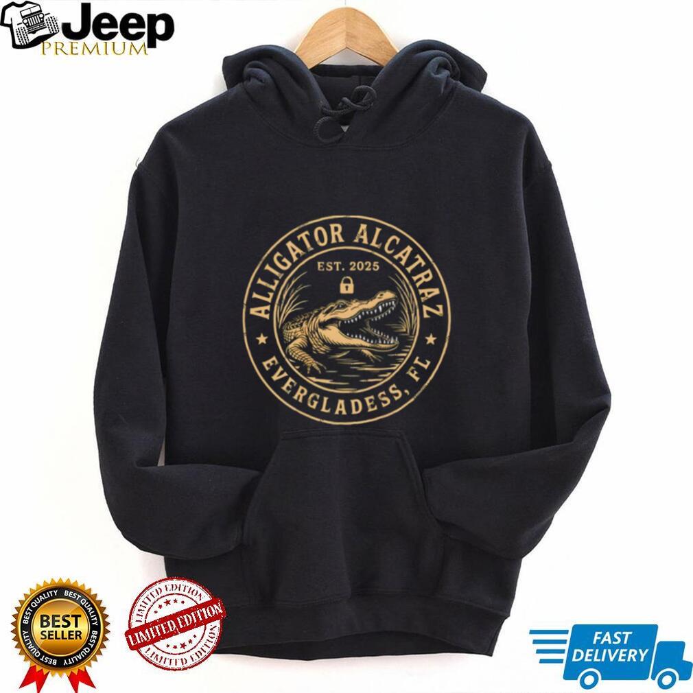 Alligator Alcatraz Everglades est 2025 shirt design 0