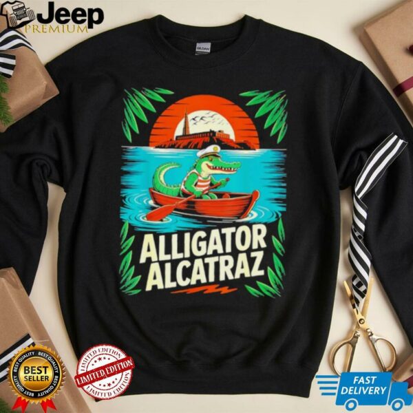 Alligator Alcatraz Florida Gator rowing shirt