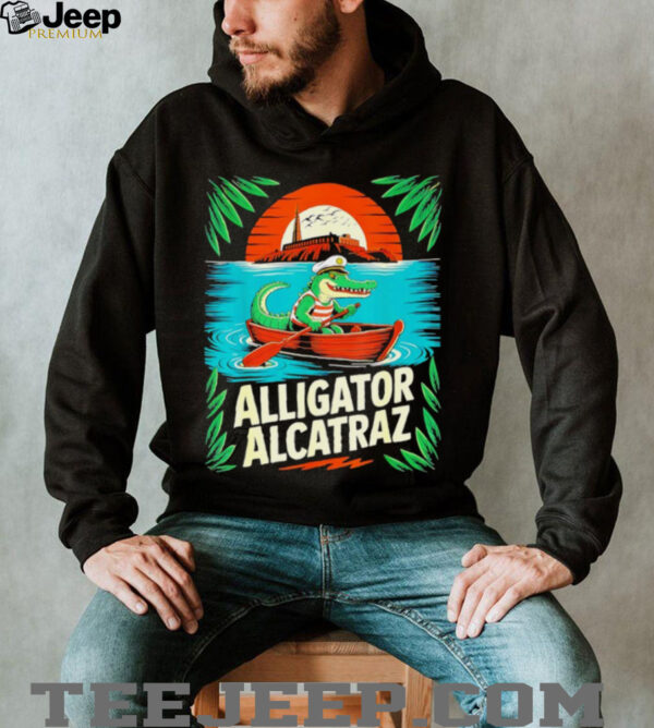 Alligator Alcatraz Florida Gator rowing shirt